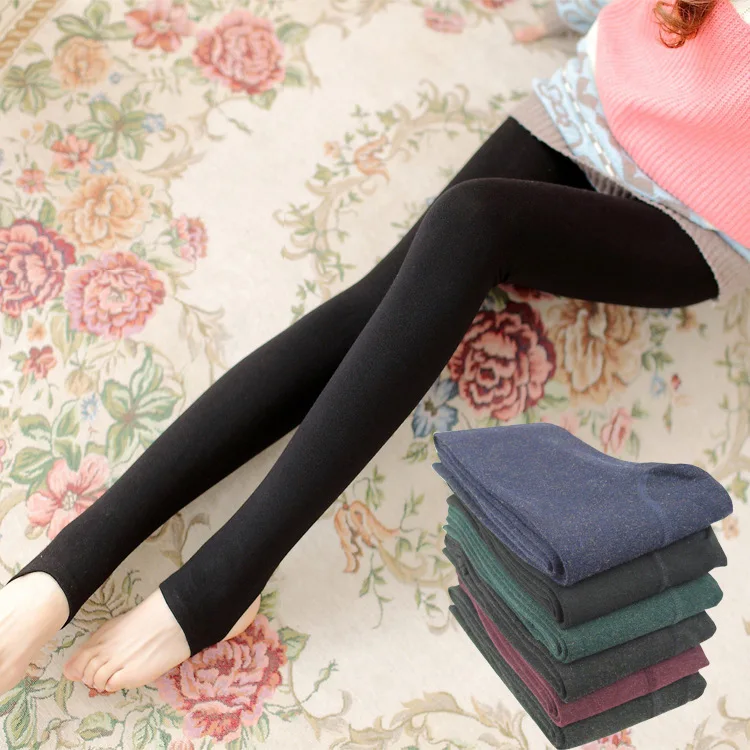 

Autumn And Winter Single Layer Thin Colorful Cotton Rerto Style Bottompants High Quality Pantyhose Women 1pcs