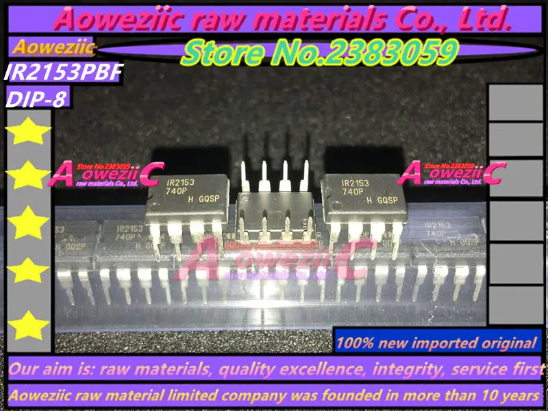 Aoweziic-Puce de lecteur de pont, Original importé, IR2153icePBF, IR2153S, SOP-8, IR2153PBF, IR2153, DIP-8, 2021 + 100%, Nouveau