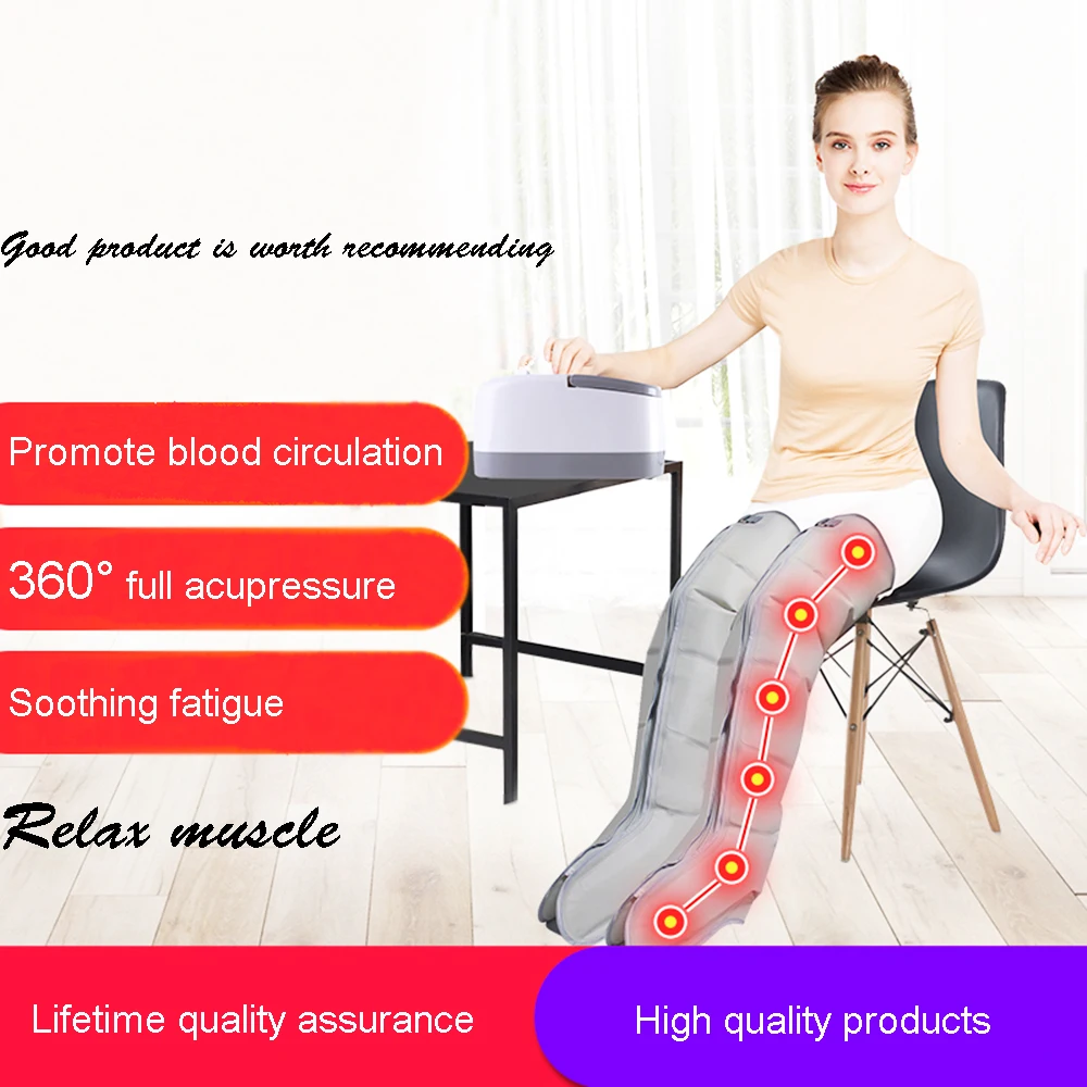 6 Cavity Air Wave Massage Calf Waist Old Man Physiotherapy Air Pressure Automatic Cycle Pedicure Postoperative Rehabilitation