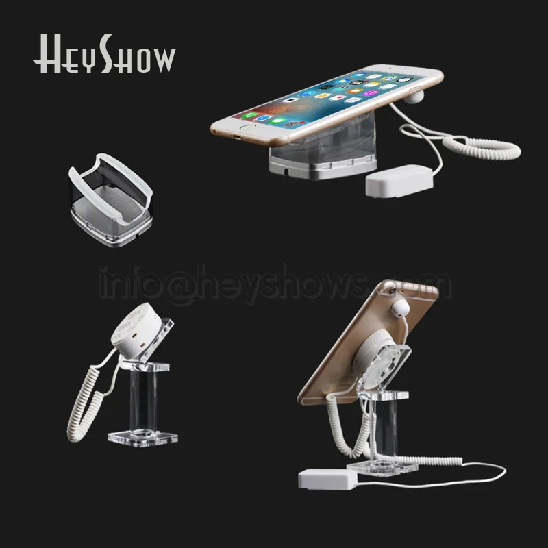 Mini Universal Phone Security Display Stand, Anti-Theft Sensor Cable, Tablet Holder, Laptop, PC Alarm, Watch Headset, Shaver