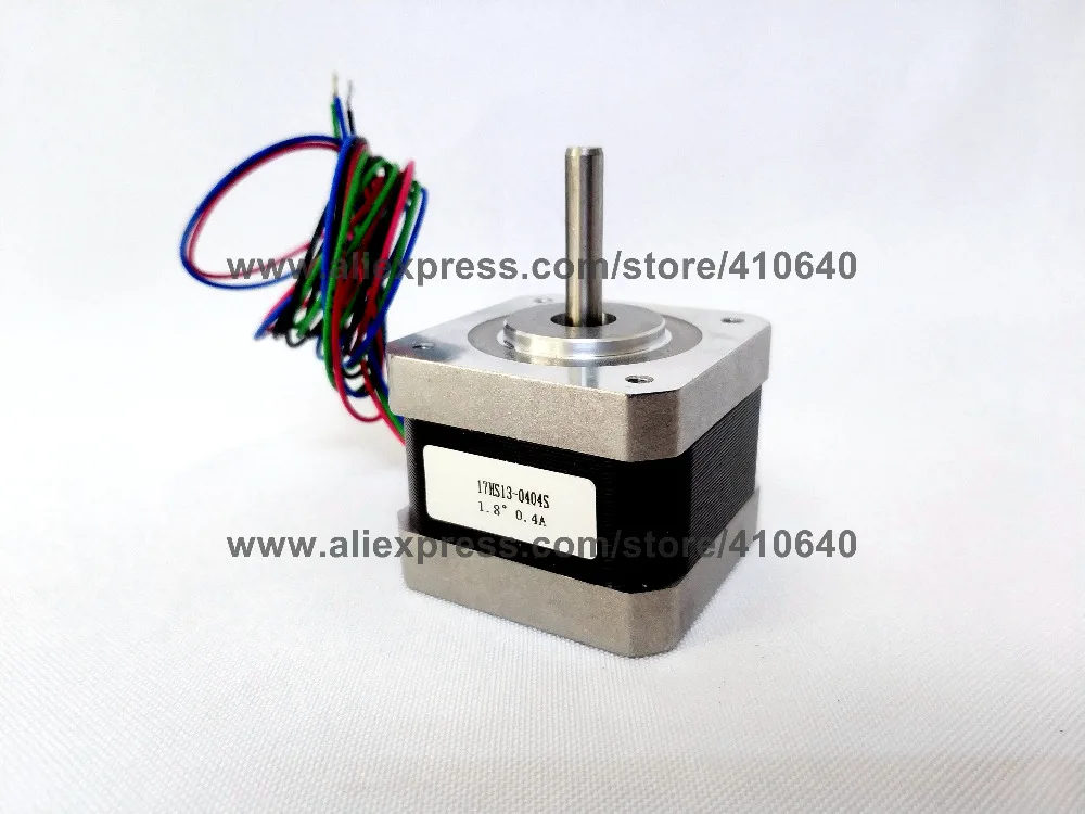 Super promotion FREE SHIPPING  Stepper motor 17HS13-0404S  L 33 mm  Nema17  with 1.8 deg  0.4 A  26 N.cm and  bipolar 4  wire