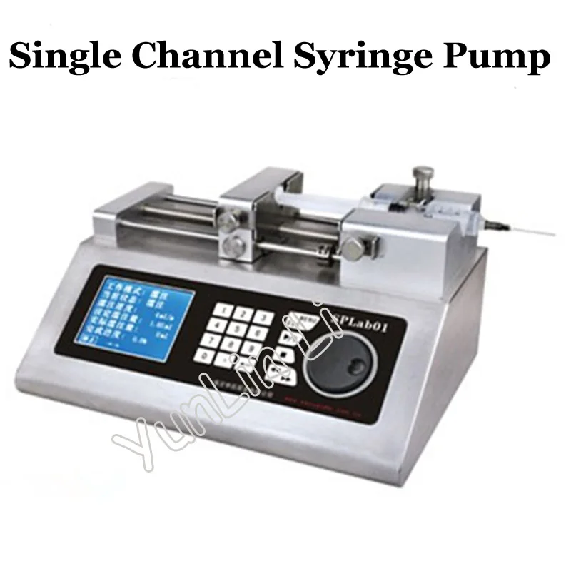 Industrial Syringe Pump 220V/110V Single Channel Syringe Pump Micro Precision Push-pull Pump SPLab01