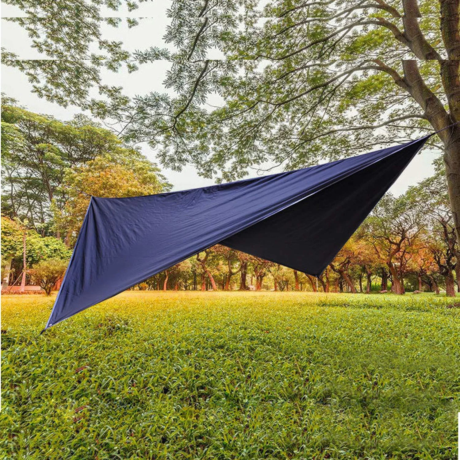 Ultralight Outdoor Portable Rain Tarp Awning Hanging Tent  Large Multi-functional Tent Folding UV Proof Waterproof