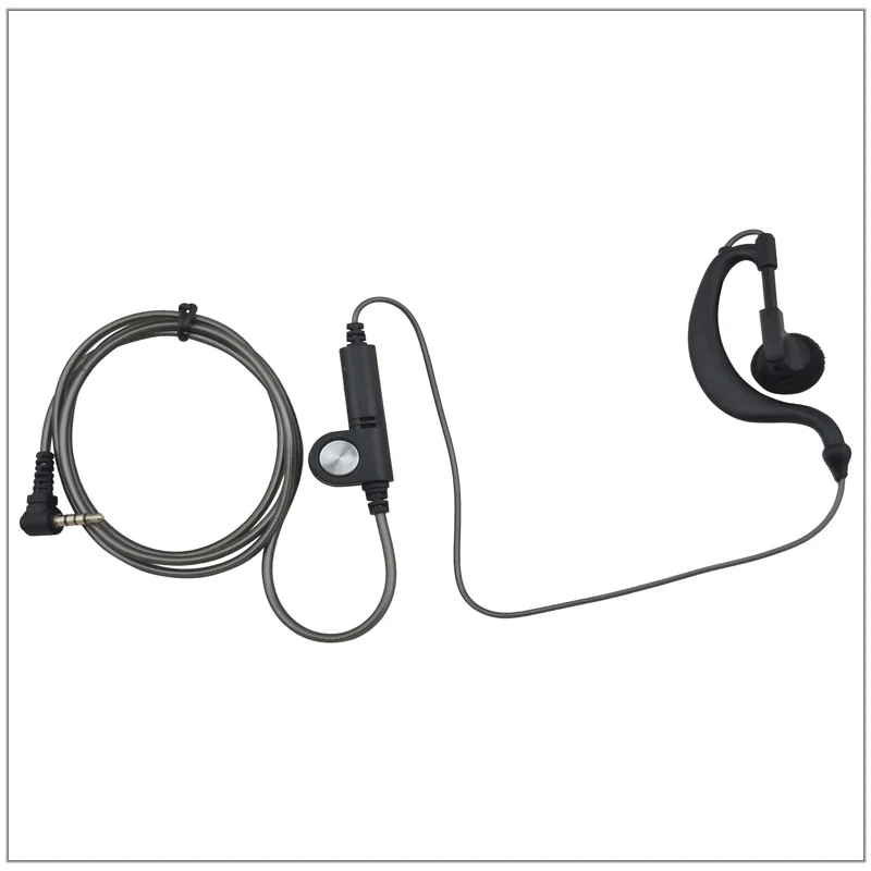 

Single-Wire G-style Earpiece Aluminum foil Wire with PTT Y Plug for Vertex VX160, VX-168,VX-5R,Yaesu FT-50R, FT-60R, FT-250R