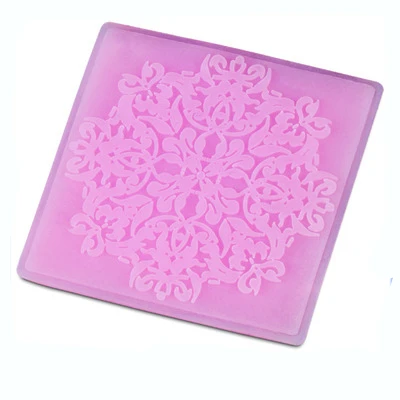 1Pcs Lace Chocolate Candy Jello Silicone Mold Mould Cake Tools Bakeware Sugar Craft D063