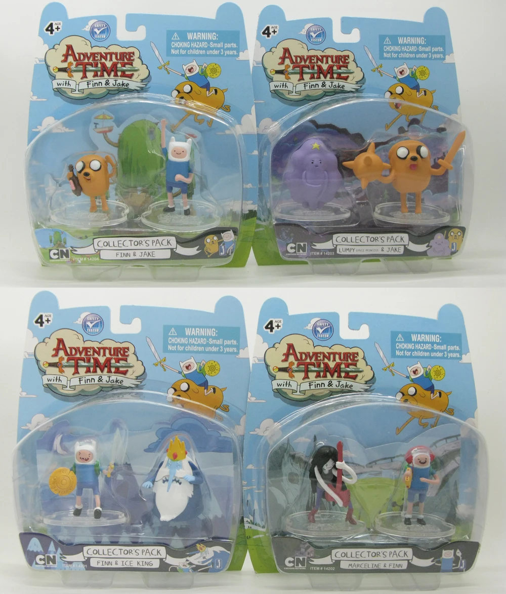 JAZWARES NEW Adventure Time action figure 2'' lumpy space princess jake marceline finn ice king