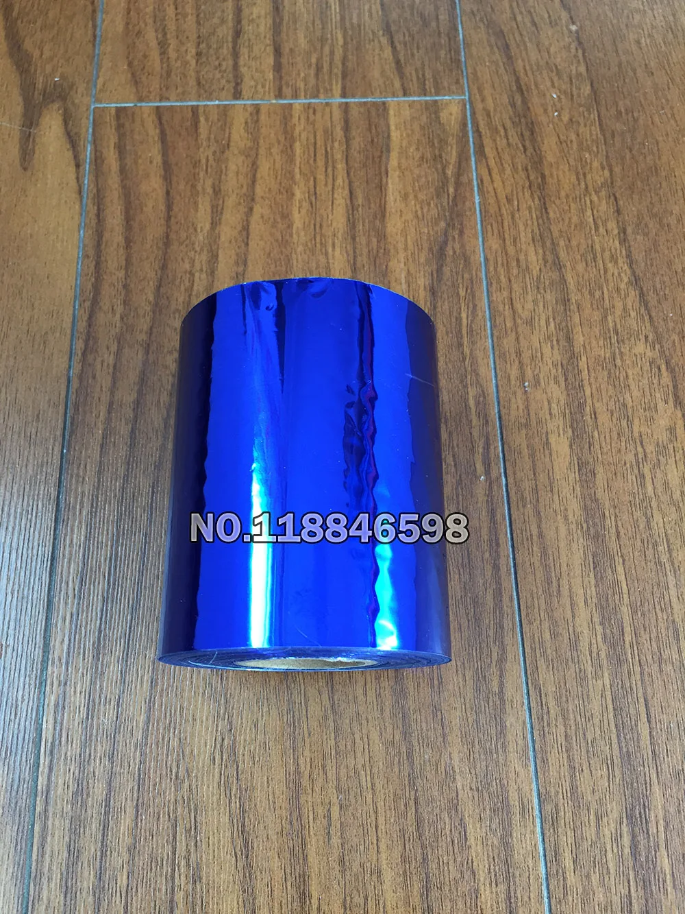 8cm Width 120M Length Blue Beautiful Color Foil Paper Hot Stamping Box/Plastic/PPC/PVC/PP Material