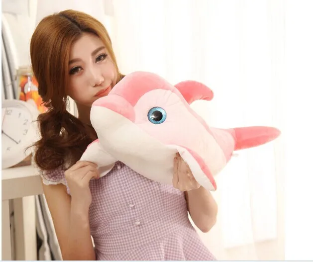 Stuffed animal 45 cm dolphin plush toy cute doll gift w2373