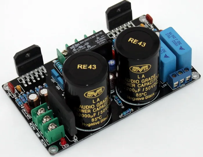 LM3886 مكبر للصوت مجلس 2.0 UPC1237 10000 فائق التوهج مع حماية اللغة مجلس 2*68W