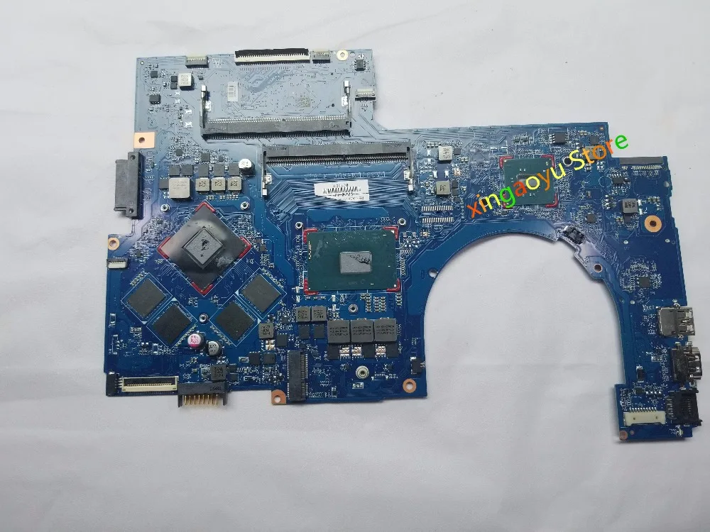 For HP For  PAVILION 17-AB 17-W series Laptop motherboard  DAG37DMBAD0  915550-601 motherboard  with 1050Ti 4GB i7-7700H