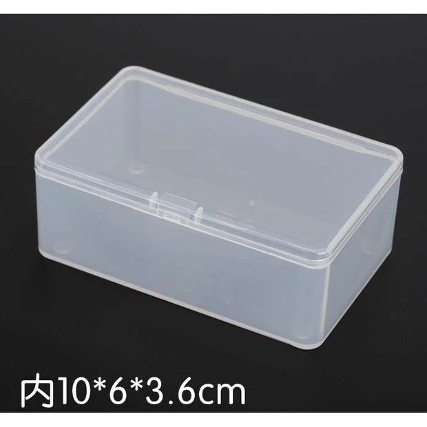 

10pcs Transparent plastic box PP-5 Storage Collections Product packaging box dressing case mini Case out size 10.5*6.5*4cm