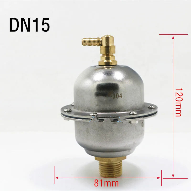 Heating automatic exhaust valve  bleeder valve 304 stainless steel exhaust valve DN15-DN25