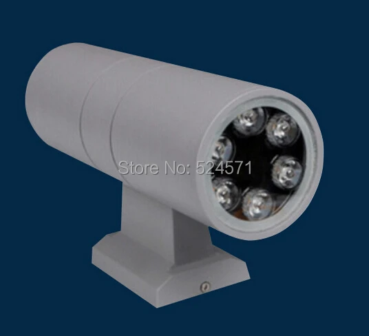 Double 12W outdoor wall lamp, outdoor lighting, landscaping lighting, input voltage AC85~265V, 3 years warranty