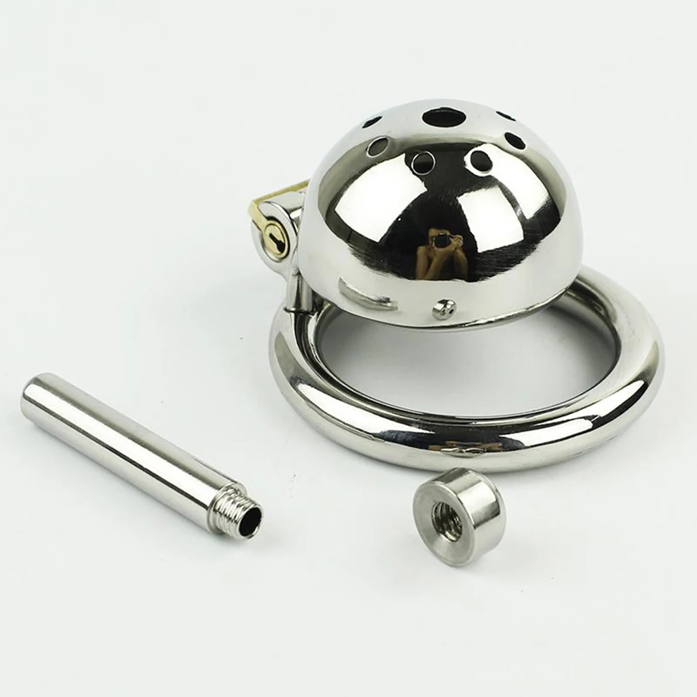 NEW Super Small Male Chastity Cage With Removable Urethral Sounds Spiked Ring Stainless Steel Chastity Device For Men Cock Belt