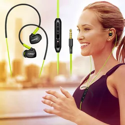 3.5mm Profession In-Ear Sport Earphones Running Earphone Stereo Super Clear Headset Gamer With MIC For MP3 Huawei Umidigi