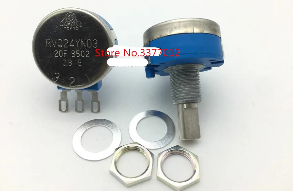 1pcs/lot  TOCOS switch High wear resistance potentiometer RVQ24YN03 20F B502 5K 20mm half shaft