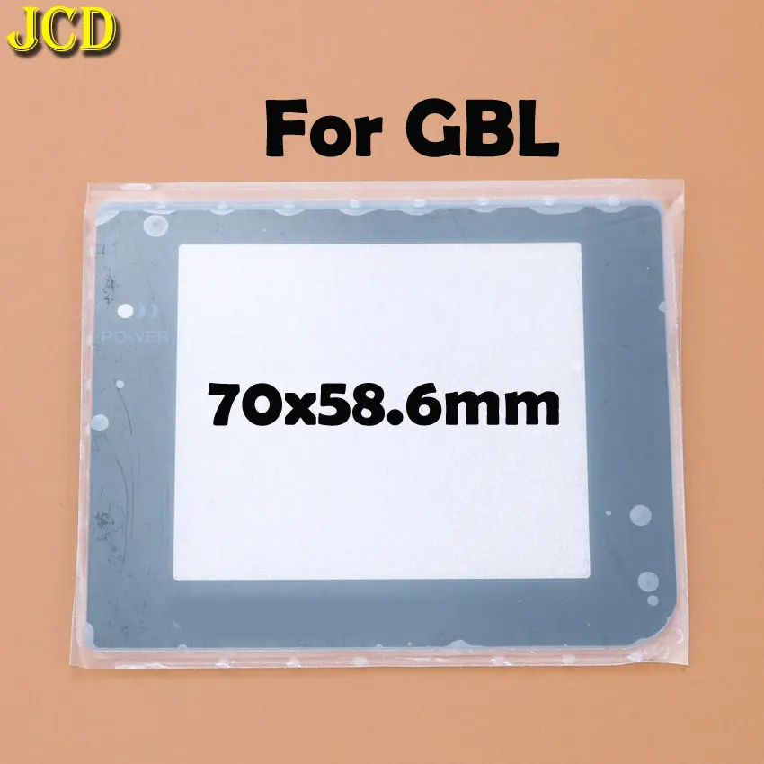 JCD 1 cái Nhựa Màn Hình Ống Kính Cho GBL Nhựa Màn Hình Ống Kính Dành Cho Nintend Gameboy Ánh Sáng Bảo Vệ Ống Kính W/ adhensive