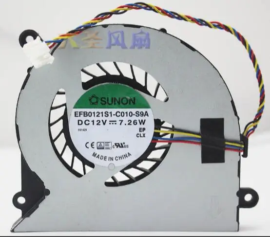 

Original EFB0121S1-C010-S9A 12V 7.26W four-wire turbine fan