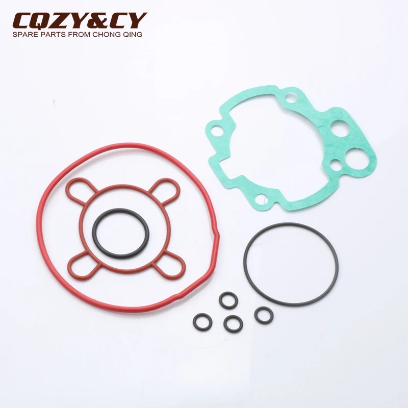 90cc Engine cylinder head & E6TC spark plug & cylinder head Gasket Set for minarelli BETA RK6 RR 50 ALU AM4 AM5 AM6 49mm 2T