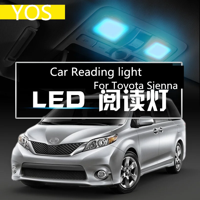 

Car Reading Light LED Ceiling Light Rear Tail Light Indoor Light 12V 5000K fOR Toyota Sienna