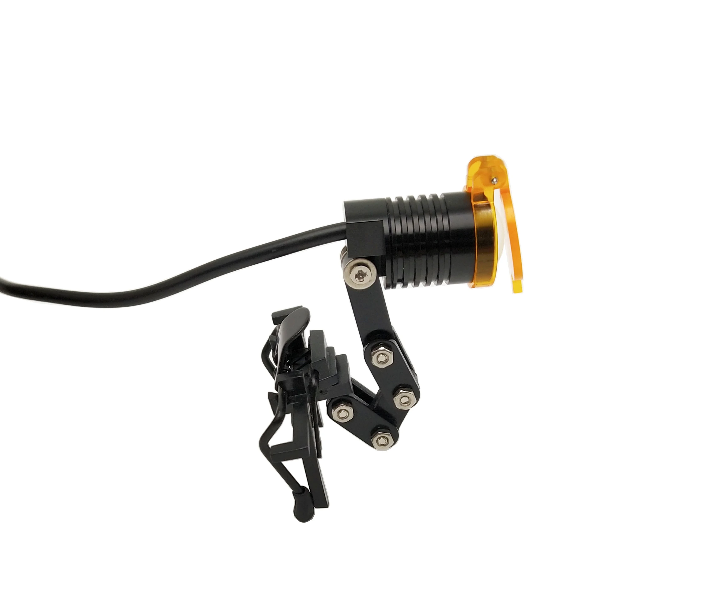 Metal Clip Dental Surgical Medical Operation Spotlight Head Light for Loupe Binocular Magnifier Dental Use