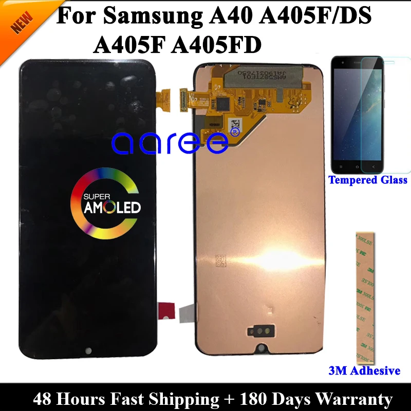 

Super AMOMLED LCD For Samsung A40 2019 A405 LCD A40 lcd For Samsung A40 A405 LCD Screen Touch Digitizer Assembly