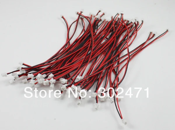 Conector de 2 clavijas con cable x 10 sets.2pin mm-MMT