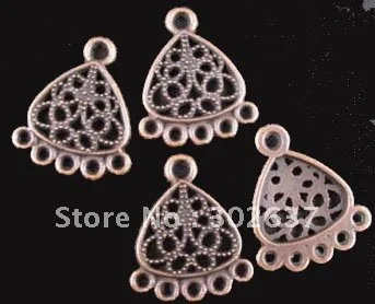 

FREE SHIPPING 240pcs Antiqued copper plt 5-to-1 triangle connector A738C