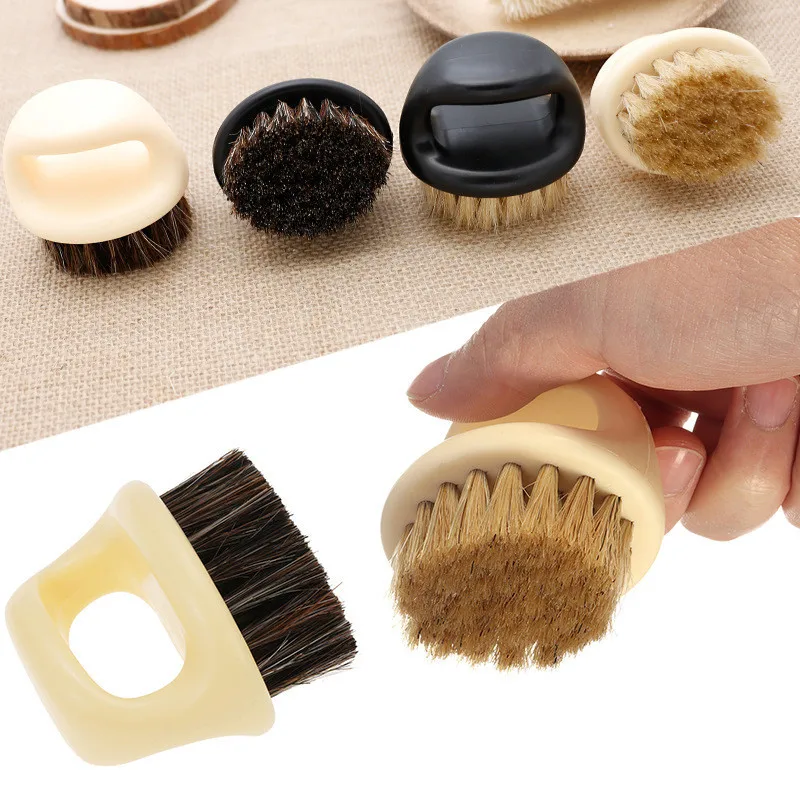 Brosse de Rasage en Fourrure de Sanglier pour Homme, Salon de Coiffure, Barbe du Visage, Livres, Appareil, Outil avec Poignée