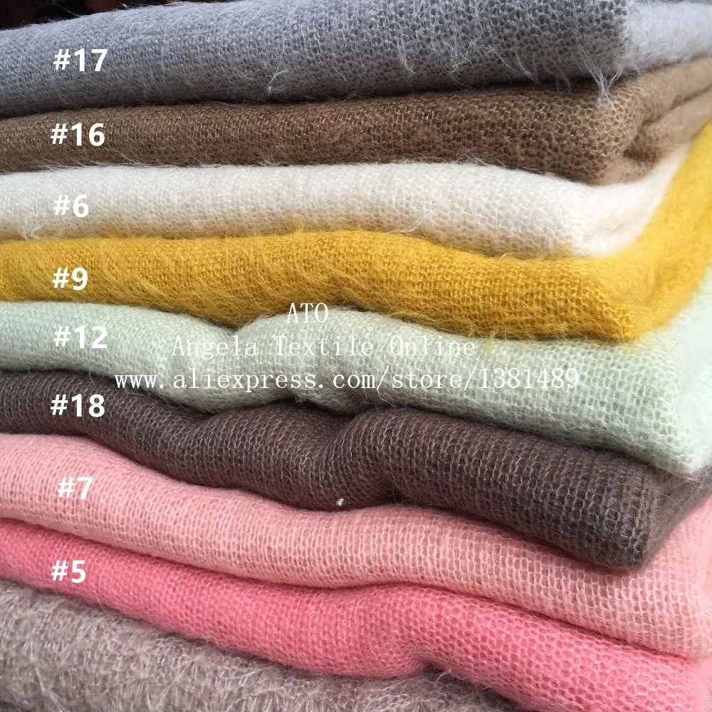 Soft Stretch Knit Fuzzy Fabrics by meter Baby photography props Sewing Cloth Dresses Skirt DIY Handmade Designer Patchwork Meter