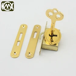 1pc In stock Five-piece set box lock,lock with key,jewelry/Wooden/Collection box lock,Manufacturer sales,Quality assurance W-018