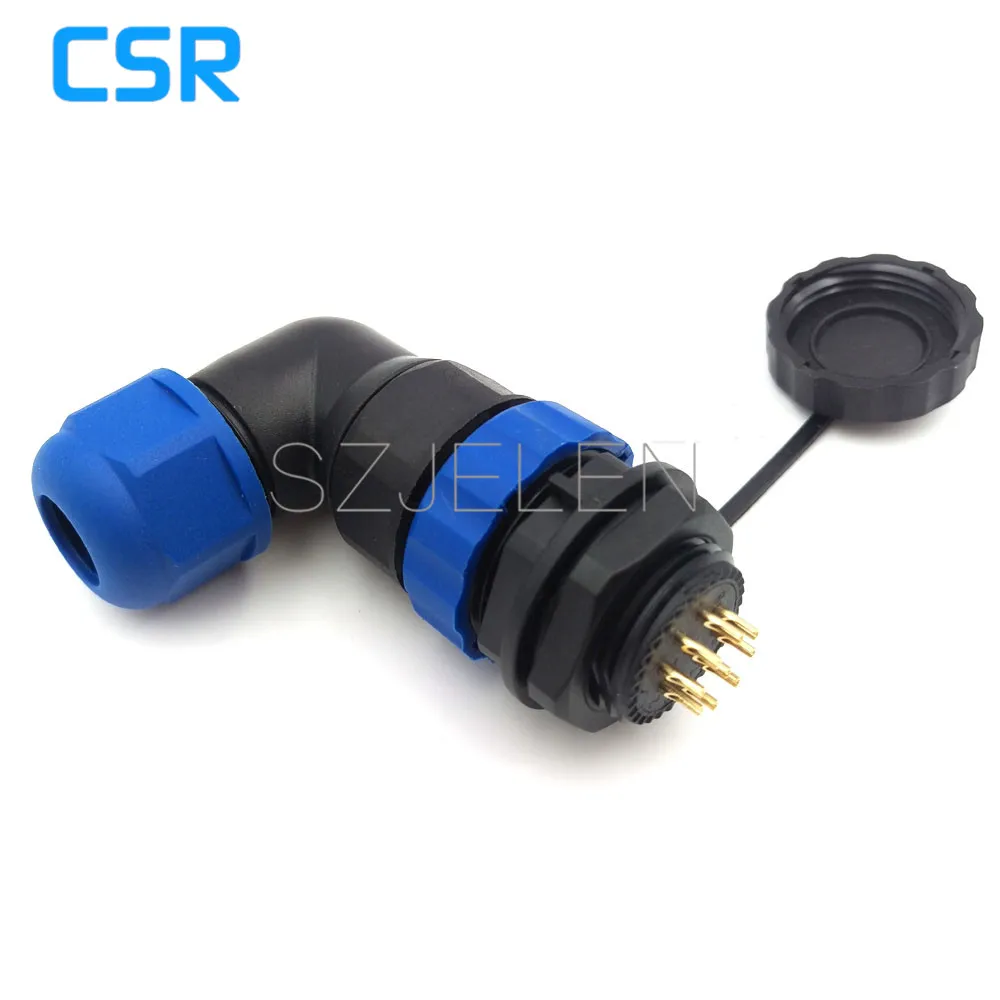SD20TA-ZM, 9 Pin Waterproof Connector,IP67, Panel Mount Connectors, 9pins Power Cable Wire Connector Plug And Socket