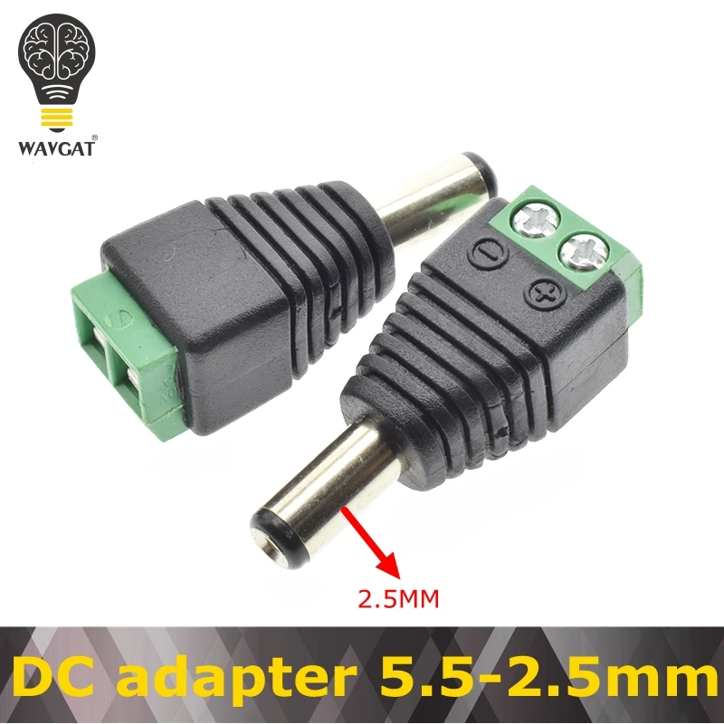 10PCS DC Power Plug Jack Connector 2.1MM 3.5MM * 1.1MM 1.3MM 2.5MMx5.5MM Female Male DC Power Plug Adapter