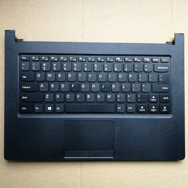 US new laptop keyboard with touchpad palmrest for lenovo  310-14isk ideapad 110-14ISK