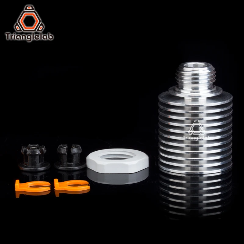 C V6 Threaded HeatSink v6 hotend remote Bowen print J-head Hotend heater block heat break for HOTEND for PT100 tatan extruder