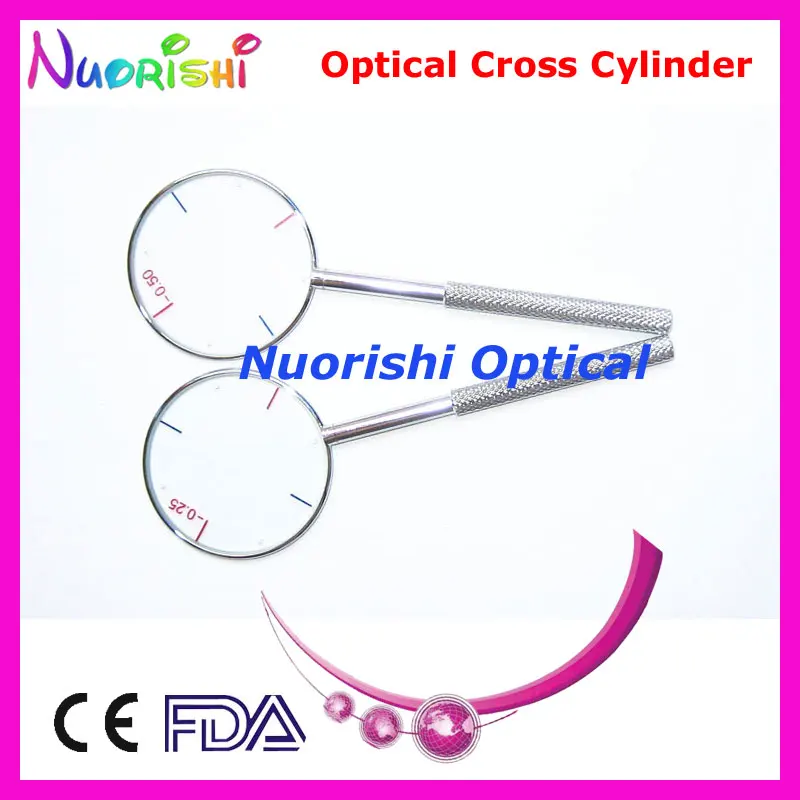 Ophthalmic Optical Cross Cylinder 4 Diopters for Optional 0.25, 0.50, 0.75,1.00 E09-5503