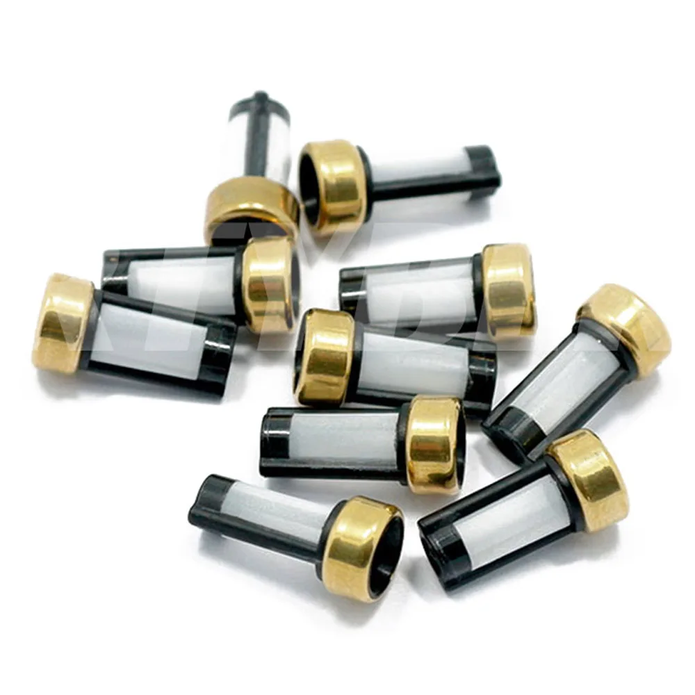 100 PCS Universal การใช้หัวฉีด Micro Filter 11001 สําหรับ Mazda 929 BMW Ford Festiva Mitsubishi Eagle 195500 -2030 195500 -2110
