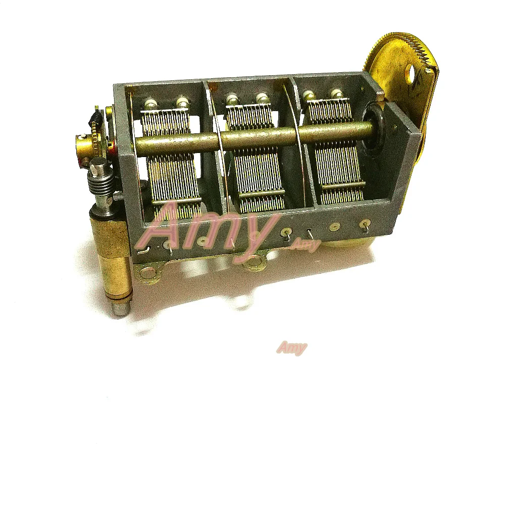 Bayi Rádio Recepção Pequeno Ajuste Gear Belt 21pf255pf ou Assim Capacitor Variável Novo