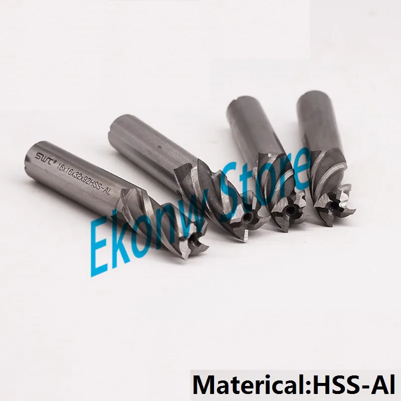 5pcs 7mm 8mm 9mm 10mm 11mm 12mm four Four 4 Flute HSS End Mill Cutter CNC Bit Milling Cutter