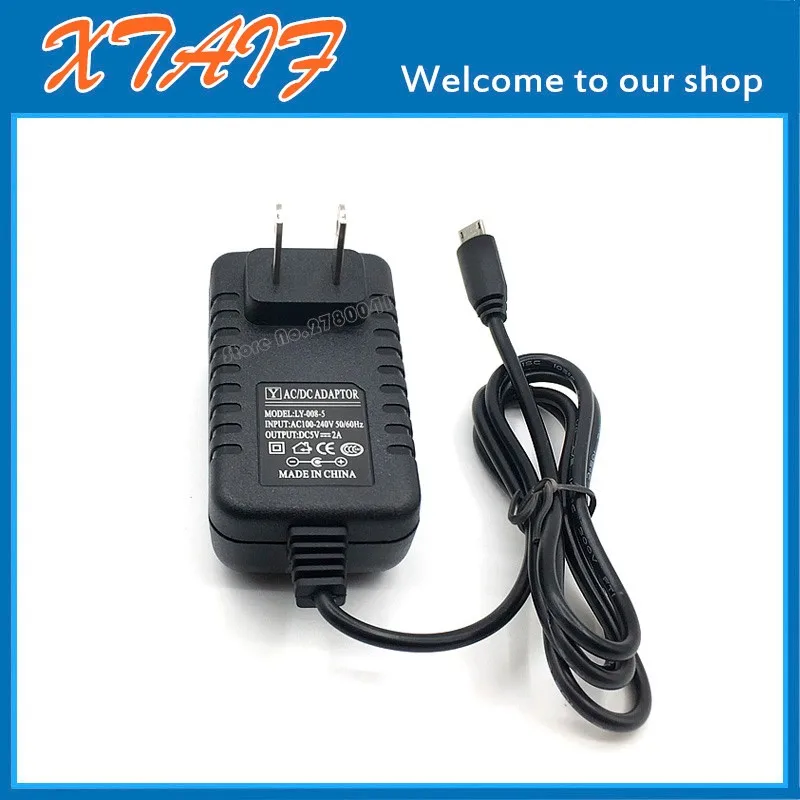 5V 2A Generic US/EU Plug Power Adapter Travel Charger for Tablet PC With Micro USB Plug