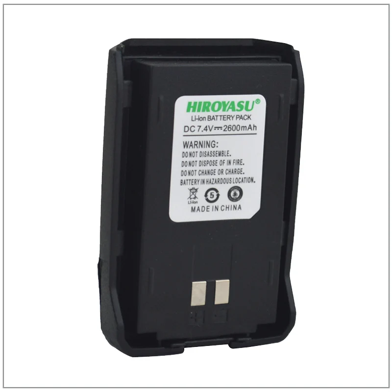 

HIROYASU IM-1410,IM-2410 DC7.4V 2600mAh Li-ion Battery Pack for HIROYASU IM-1410,IM-2410 Portable Two-way Radio