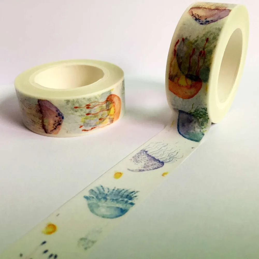 Free shipping lovely 15mm*10m*2rolls  lift  washi tape/ try decorative  tape/lovely color  acaleph  masking paper tape