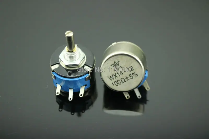 DIY HIFI 2 PCS Einzel Potentiometer WX14-12 3 W 56R 100R 220R 470R 1 K 2,2 K 4,7 K 10 K 20 K 5% Filament Balance