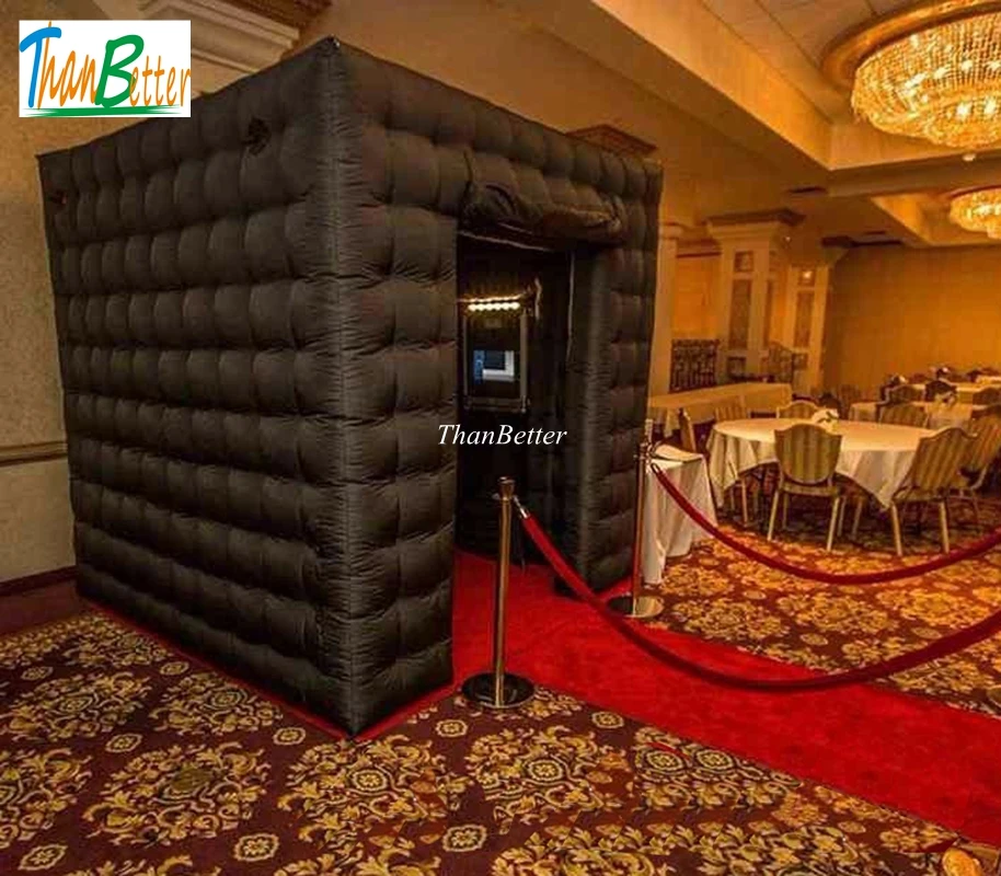 

ThanBetter Full-black portable advertising trade show inflatable photo booth