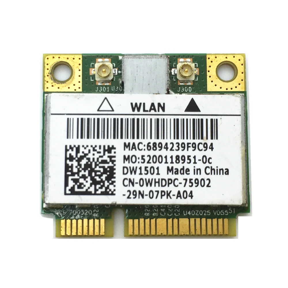 Tarjeta media Pcie inalámbrica para Broadcom 4313, DW1501, BCM94313HMG2L, Wifi, para N3010, D1510, N4010, 3400, 15R