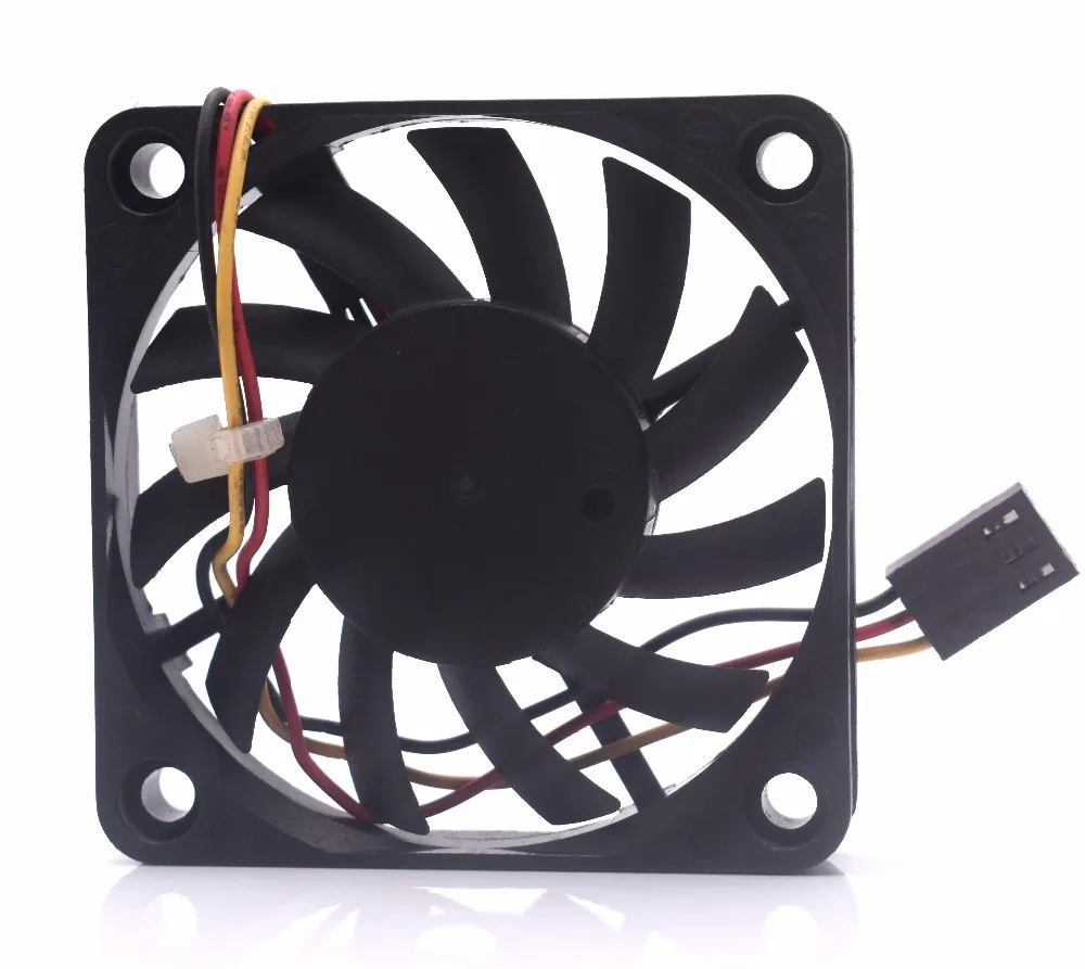 EVERFLOW R126010BM DC 12V 0.14A 3-wire 60x60x10mm Server Cooling Fan