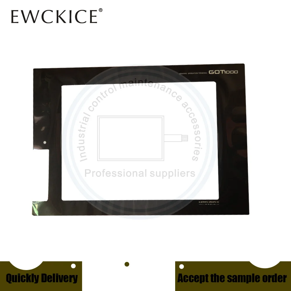 NEW GT1675-VNBA GT1675M-VTBA GT1675M-STBA HMI PLC Touch screen AND Front label Touch panel AND Frontlabel