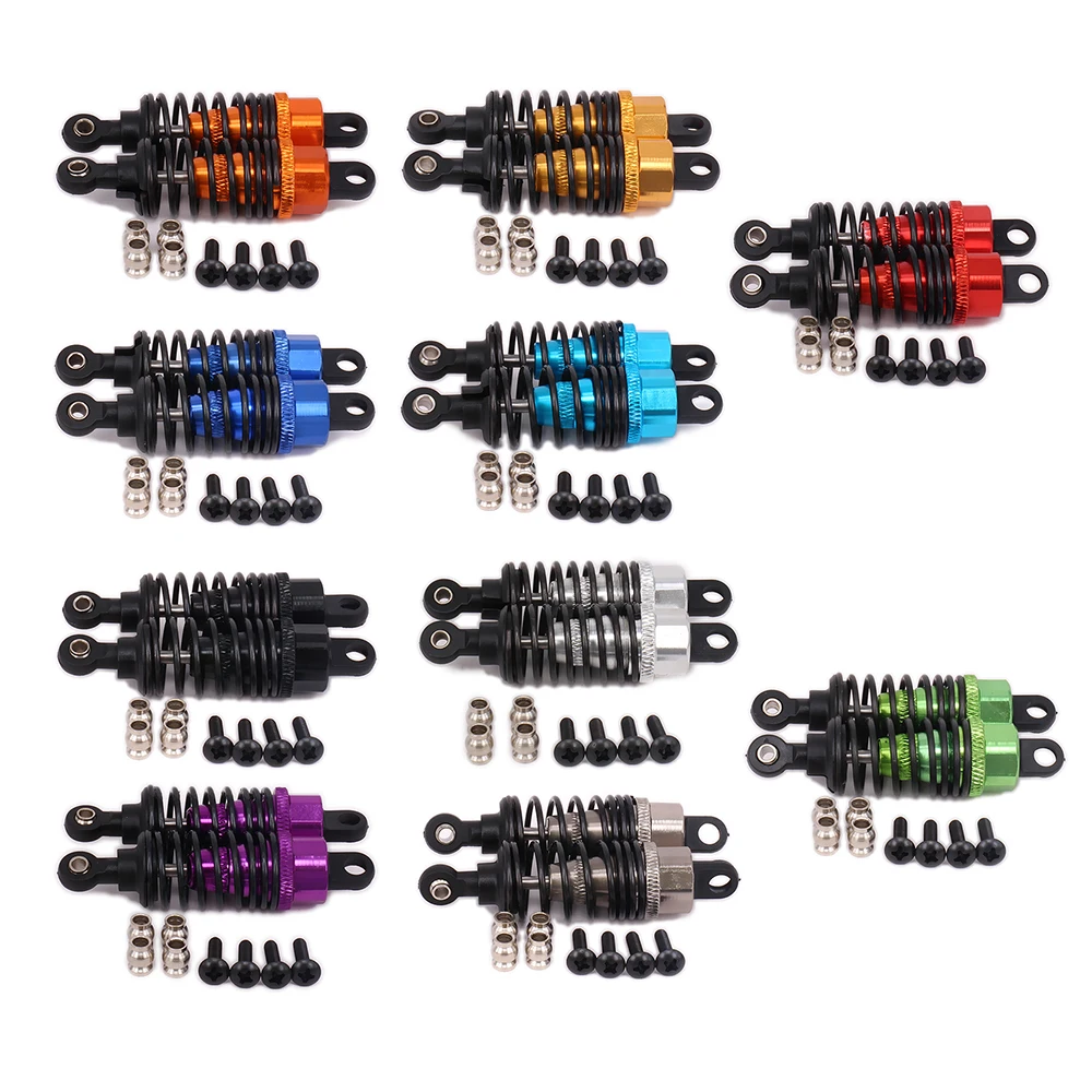 68MM Long Adjustable Shock Absorber Damper Oil Filled Type For Rc Car 1/10 HPI RS4 114435 Damper RS4006 6061-T6 Aluminum