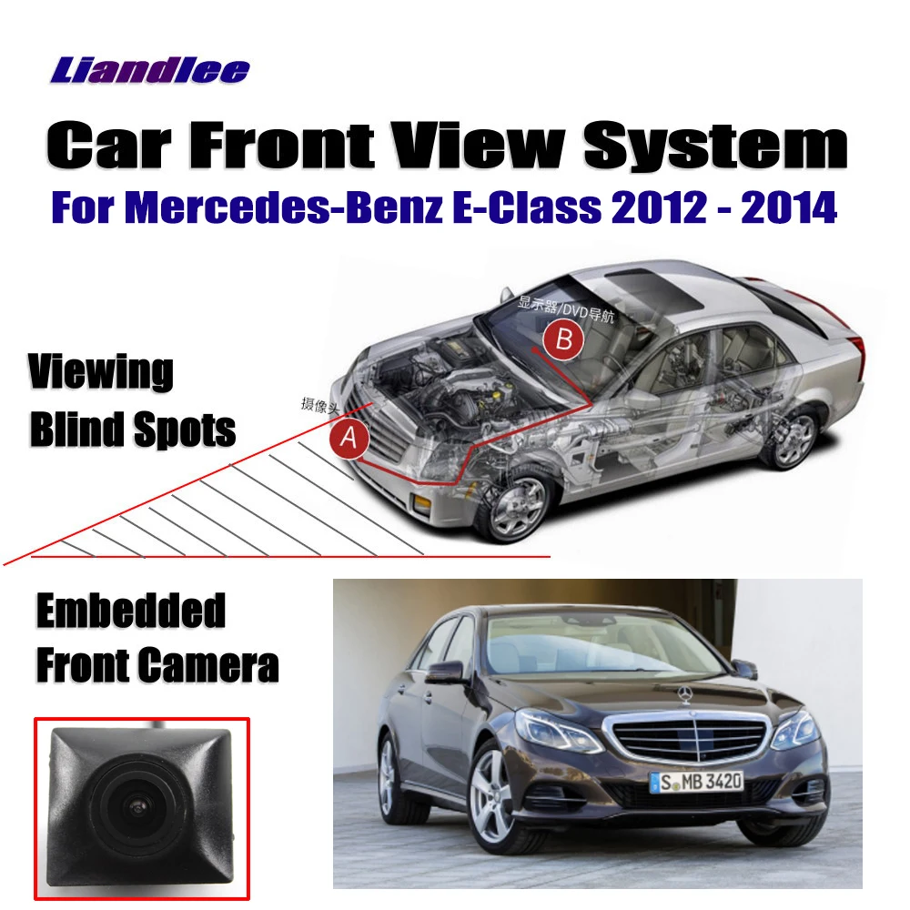 

Car Front View Camera For Mercedes Benz E-Class 2012 2013 2014 Not Rear View Backup Parking CAM HD CCD Night Vision