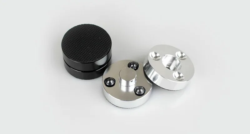 4pcs 39mm Aluminium Speaker Spike Pad Ceramic Damping Isolation Stand Feet Nail